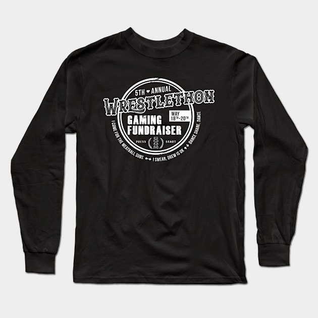 Wrestlethon 5th Anniversary Long Sleeve T-Shirt by Wrestlethon